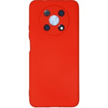 Newface Huawei Nova Y90 Kılıf Nano Içi Kadife Silikon - Kırmızı
