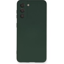 Ugrx Newface Samsung Galaxy S21 Kılıf Nano Içi Kadife Silikon - Koyu Yeşil