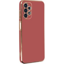 Newface Samsung Galaxy A13 4g Kılıf Volet Silikon - Kırmızı