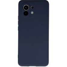 Newface Xiaomi Mi 11 Kılıf Nano Içi Kadife Silikon - Lacivert
