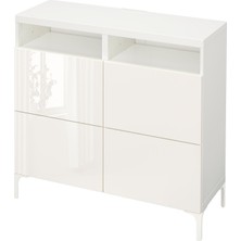 IKEA Beyaz Modern Tv Ünitesi 120X40X74 cm