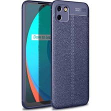 Newface Realme C11 Kılıf Auto Focus Kapak - Lacivert