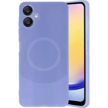 Newface Samsung A06 Kılıf Maya Karbon Kapak - Lila