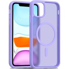 Ugrx Joko Apple iPhone 11 Jota Magsafe Kapak - Lila