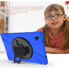 Ieg™  Samsung Galaxy T220 Tab A7 Lite 8.7 Kılıf Amazing Tablet Kapak - Mavi