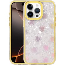 Newface Apple iPhone 15 Pro Lumi Desenli Kapak - Sarı