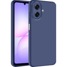 Newface Samsung Galaxy A07 4g Nano Içi Kadife Silikon - Lacivert