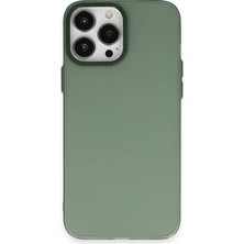 Newface iPhone 13 Pro Max Kılıf Modos Metal Kapak - Koyu Yeşil