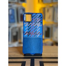 Avcı Teknoloji Market Samsung A04 Uyumlu Piksel Desenli ve Deri Detaylı Premium Stil Kılıf