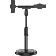 Misim Home Ally Masaüstü Youtube Tiktok Canlı Yayın Çift Telefon Tutucu STAND-(5775) - AA002X-7OS622