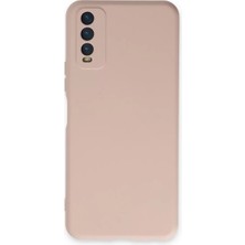 Newface Vivo Y11S Kılıf Nano Içi Kadife Silikon - Pudra