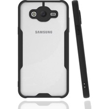 Newface Samsung Galaxy J7 Kılıf Platin Silikon - Siyah