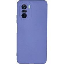 Newface Xiaomi Poco F3 Kılıf Nano Içi Kadife Silikon - Lila