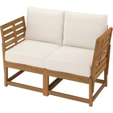 IKEA Kahverengi Fonksiyonel Bahçe Oturma Seti 183 cm