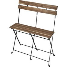 IKEA Siyah Pratik Bahçe Oturma Seti