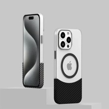 Ieg™  Iphone 16 Plus Carbon Puzzle Magsafe Kapak - Siyah-2