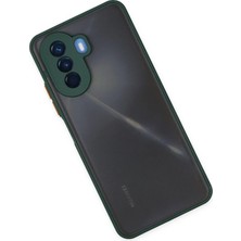 Ieg™  Huawei Nova Y70 Kılıf Montreal Silikon Kapak - Yeşil