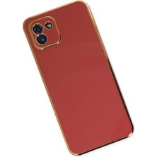 Ieg™  Samsung Galaxy A03 Kılıf Volet Silikon - Kırmızı