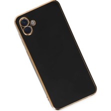 Ieg™  Samsung Galaxy A04 Kılıf Volet Silikon - Siyah