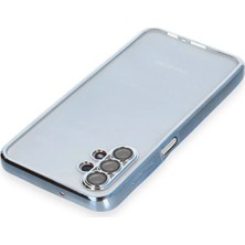 Ieg™  Samsung Galaxy A13 4g Kılıf Razer Lensli Silikon - Açık Mavi