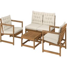 IKEA Kahverengi Kullanışlı Bahçe Oturma Seti