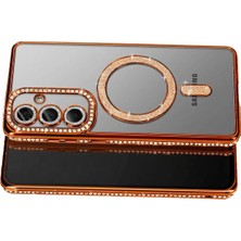 Ieg™  Samsung Galaxy S26 Plus Joke Simli Magneticsafe Kılıf - Turuncu