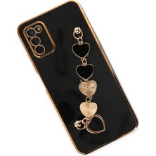 Ieg™  Samsung Galaxy A03S Kılıf Esila Silikon - Siyah