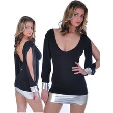 Colezium TP112117 Açık Kollu Mini Elbise