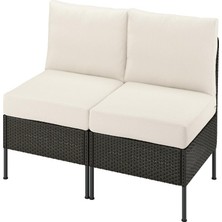 IKEA Gri Dayanıklı Bahçe Oturma Seti 160 cm