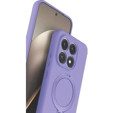 Ieg™  Xiaomi Mi 15T Regal Magsafe Standlı Kapak - Lila