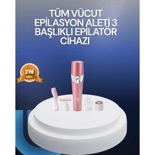 Acstore Yüz Vücut Tüy Temizleme Makinesi 3 Farklı Başlıklı