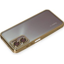 Ieg™  Xiaomi Redmi 10 5g Kılıf Razer Lensli Silikon - Gold