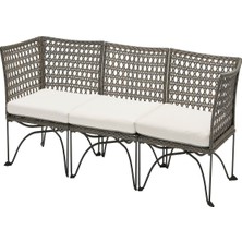 IKEA Gri Fonksiyonel Bahçe Oturma Seti
