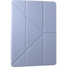 Ieg™  Samsung Galaxy X510 Tab S9 Fe 11 Kılıf Kalemlikli Mars Tablet Kılıfı - Lila