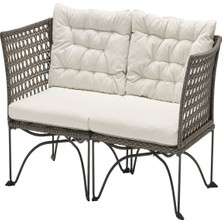 IKEA Gri Fonksiyonel Bahçe Oturma Seti