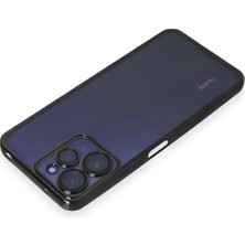 Ieg™  Xiaomi Redmi 12 Kılıf Razer Lensli Silikon - Siyah