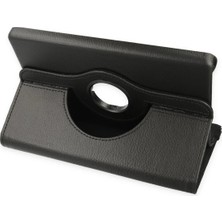 Ieg™  Lenovo Tab M8 Kılıf 360 Tablet Deri Kılıf - Siyah