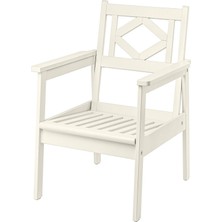 IKEA Beyaz Pratik Bahçe Oturma Seti