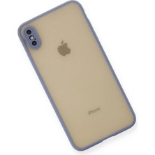 Ieg™  Iphone Xs Max Kılıf Montreal Silikon Kapak - Gri