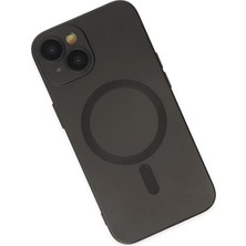 Ieg™  Iphone 14 Plus Kılıf Moshi Lens Magneticsafe Silikon - Siyah