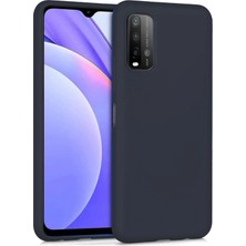 Ieg™  Xiaomi Redmi 9t Kılıf Nano Içi Kadife Silikon - Siyah