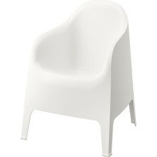 IKEA Beyaz Dayanıklı Bahçe Oturma Seti