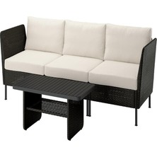 IKEA Gri Dayanıklı Bahçe Oturma Seti