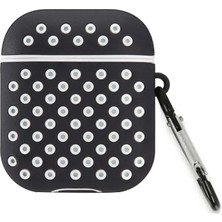 Ieg™  Airpods 3 (3.nesil) Spor Delikli Kılıf - Siyah-Beyaz