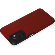 Ieg™  Samsung Galaxy M14 5g Kılıf Loop Deri Silikon - Kırmızı