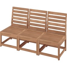 IKEA Kahverengi Şık Bahçe Oturma Seti 189 cm