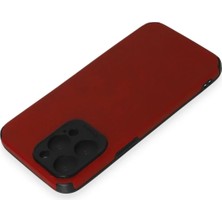 Ieg™  Iphone 15 Pro Kılıf Loop Deri Silikon - Kırmızı