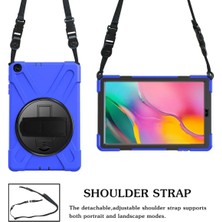 Ieg™  Samsung Galaxy T510 Tab A 10.1 Kılıf Amazing Tablet Kapak - Mavi