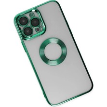 Ieg™  Iphone 14 Pro Max Kılıf Slot Silikon - Köknar Yeşili