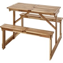 IKEA Beyaz Şık Bahçe Oturma Seti